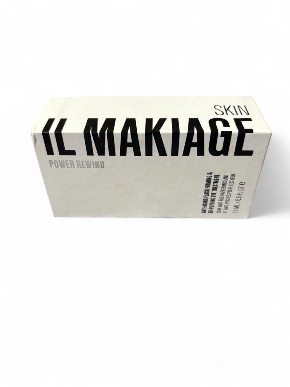 NIB IL MAKIAGE Power Rewind Eye Tightener 15ml Anti-Aging De-Puffing Treatment